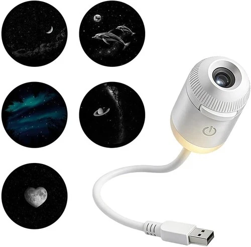 Galaxy Projector Night Light, Portable Starry Sky Night Light Projector