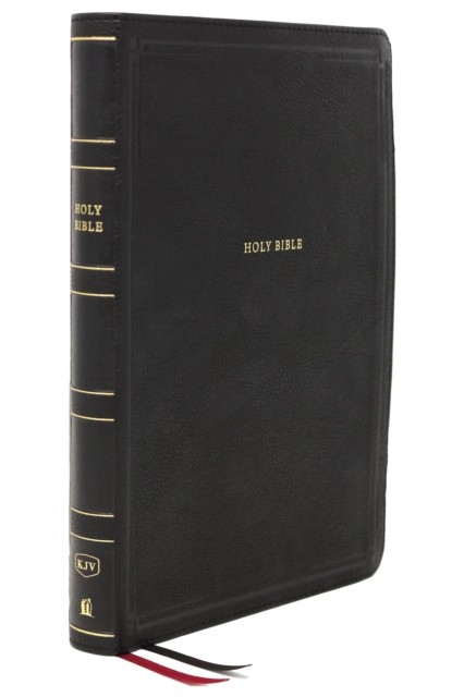 KJV Holy Bible: Giant Print Thinline Bible, Black Leathersoft, Red Letter,
