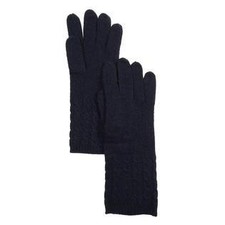 Premium Womens Black Knit Gloves One Size FAST SHIP AC