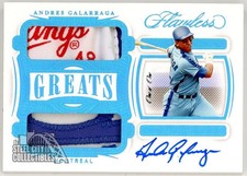 Andres Galarraga 2021 Panini Flawless Greats Platinum Patch Autograph Card 1/1