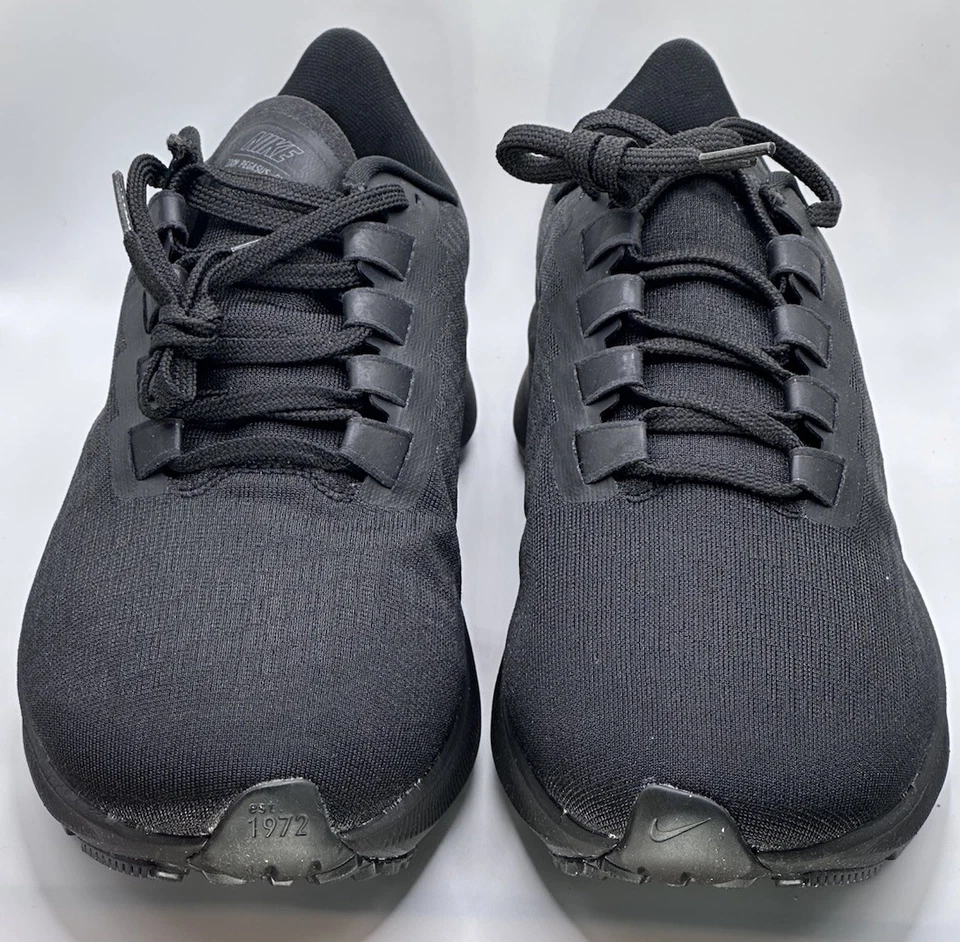 Size 9 - Nike Air Zoom Pegasus 37 Black Dark Grey - Image 3 of 4
