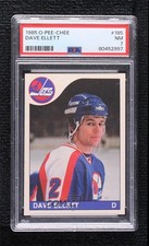 1985-86 O-Pee-Chee Dave Ellett #185 PSA 7 19kc