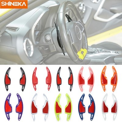  Steering Wheel Shift Paddle Shifter Extension Trim Decor For Chevy Camaro 17-24