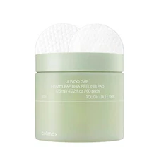 CELIMAX - JIWOOGAE Heartleaf BHA Peeling Pad [60 Pads] NEW