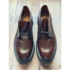Vintage Hanover Soft Leather Mens Dress Derby Shoes Size 10.5 AAA Narrow READ