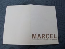 Marcel London  Price list - old prices start  1.10.0
