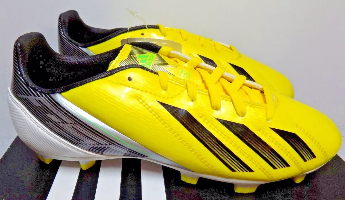 Adidas TRX 2013 Soccer Shoes Yellow/Black/Silver miCoach US 6 |