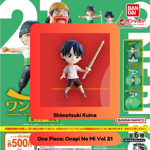 Set of All 6 - One Piece Onepi no Mi Vol. 21 Naval Battle Gashapon Zoro Usopp - Picture 4 of 8