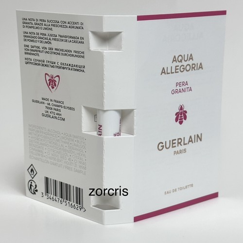 AQUA ALLEGORIA Pera Granita GUERLAIN Paris Sample Spray Women Eau de Toilette - Picture 3 of 4