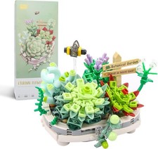 NEW FULL SET Flower Bouquet 7 Stems Building Kit Botanical Collection 590 pieces