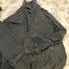 Aquascutum Field Jacket With Leather Collar & Leather Inserts Rare One Of A Kind