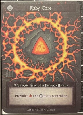 Ruby Core β foil Sorcery TCG Ruby Core - Unique - Beta - Sorcery Contested Realm | eBay