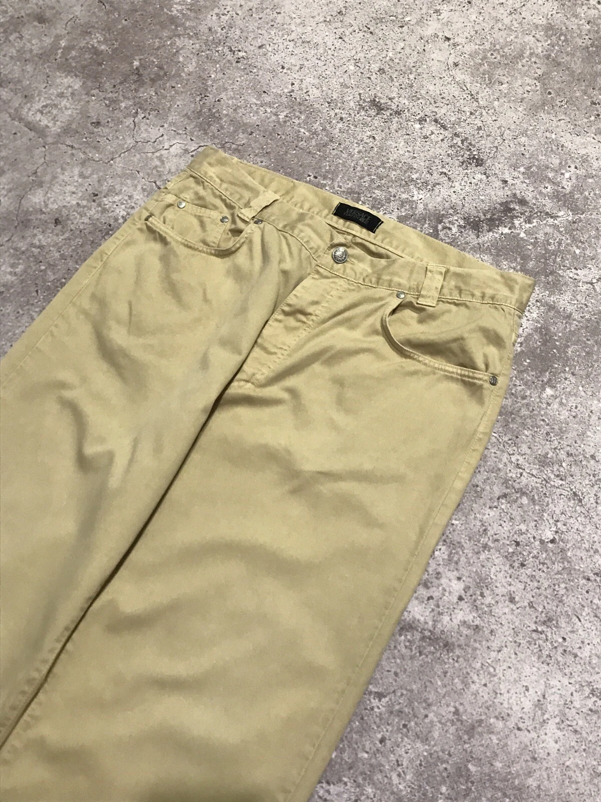 Versace Classic V2 Vintage Beige Pants Pantaloni firmati da uomo