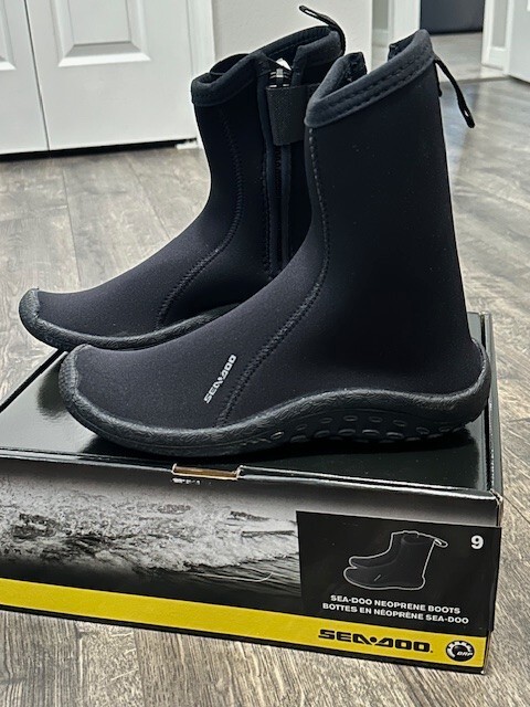 Sea Doo New OEM Unisex 5 mm Neoprene Boots M 9 W 11 Eur 42  display picture 1