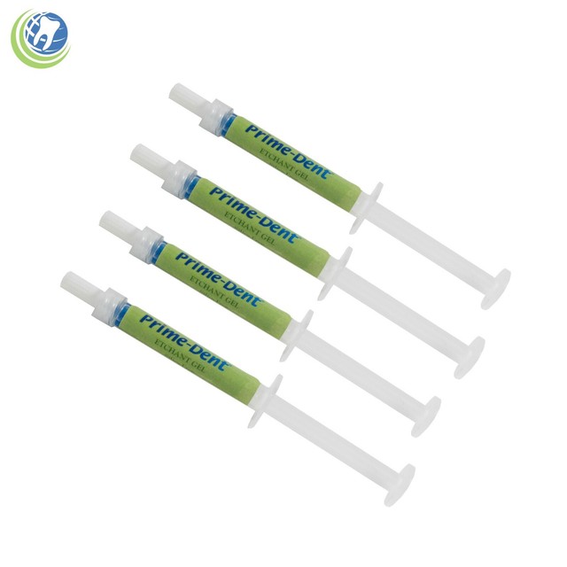 4X Dental Acid Etching Gel BLUE 37 Phosphoric 1.2 ml Syringe 8 Tips