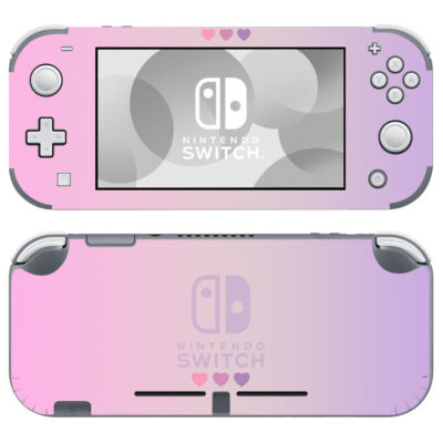 Nintendo Switch Lite Pastel Pink Skins Decals Stickers Cute Warm