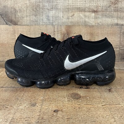 シューズ(男性用) Nike Air VaporMax Flyknit 10 Nike Air Vapormax Black Flyknit Mens Size ISPA Silver Athletic