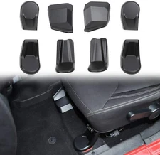 Voodonala for Jeep Wrangler JK Front Seat Screw Protector Cover Trim 2007-2017