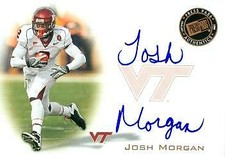Josh Morgan autographed Football Card (Virginia Tech) 2008 Press Pass #PPS-JM