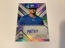 2018 Elite Extra Edition Autographs #190 YENDEL MATEO Auto International  
