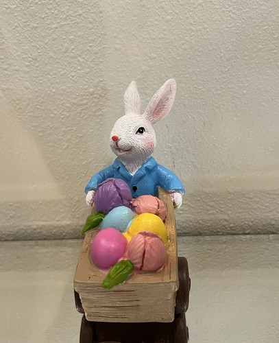Spring easter Bunny Statue Cute Holiday Summer Spring Decor - Picture 4 of 6