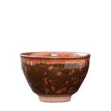 120 ml Jianzhan Master Cup Kung Fu tazza da tè tazza da tè in ceramica set da tè, rosso