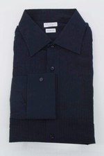 NWT 1075 Brunello Cucinelli Men's Slim Fit Tuxedo Shirt W/Cuff Links Size M A228