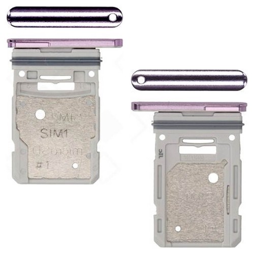 Genuine Samsung Galaxy S Fe 4g Sim Sd Card Holder Cloud Lavender Gh98 c Ebay