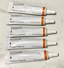 5x ~ Perricone MD - Vitamin C Ester 15 - 0.34 oz tubes, 10 ml, NWOB