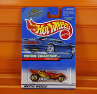 Hot Wheels - 2000 - Turbo Flame - Virtual Collection Cars - 112/250 *** Longcard