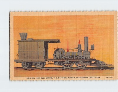 Postcard Original John Bull Engine US National Museum Smithsonian Institution