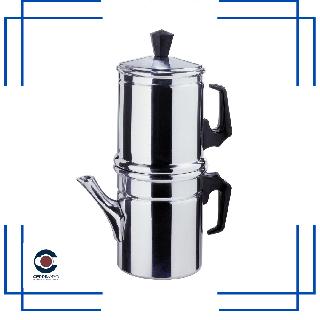 Regala la Tradizione: Caffettiera Napoletana Alluminio 1/2 Tazza