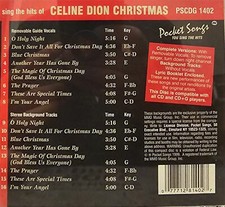 1402 CELINE DION CHRISTMAS POCKET SONGS KARAOKE CDG DISC
