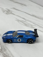 2009 Hot Wheels #39 New Models 39/42 FORD GT LM Matte Blue Variant w/Chrome PR5