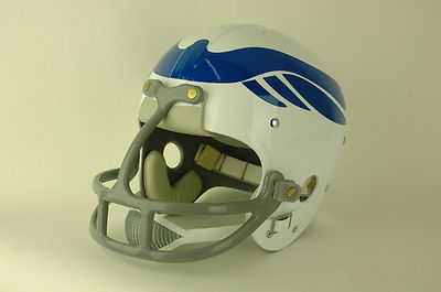 1975 football helmet Cleveland Browns Authentic Speed Throwback 1975-2005 Made by Riddell. DENVER BRONCOS 1975-1996 NFL Riddell
