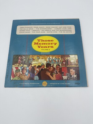 Those Memory Years Volume 1 & 2 (Vinyl, 1958, 1969) Longines