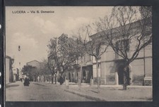 Cartolina Lucera Via San Domenico ANIMATA RA245