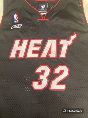 Preowned Reebok NBA Miami Heat #32 Shaquille O'Neal Stitch Jersey
