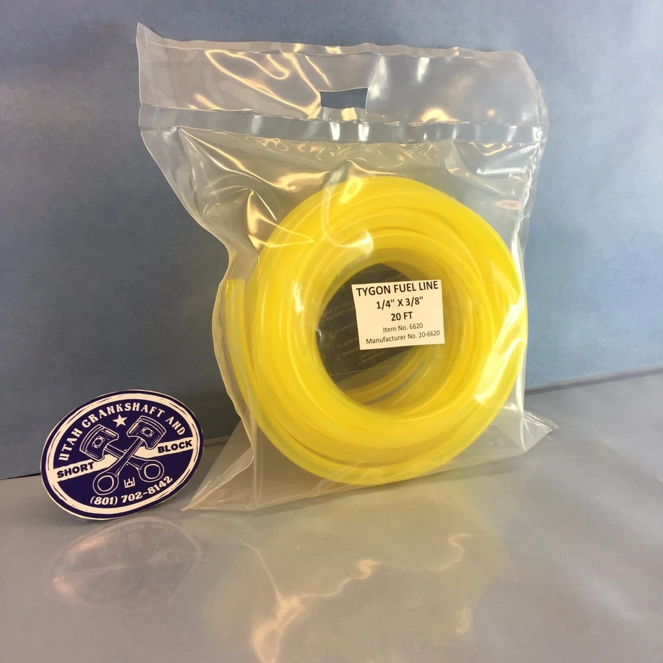 NUEVO TYGON AMARILLO FUEL LINE ID 1/4" PRECORTADO A 20 FT KAWASAKI HONDA SUZUKI KTM Foto 3 de 4