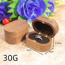 UK Mini Wooden Jewellery Organisers Box Retro Velvet Inside Jewelry Storage BOX