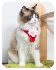 New Year's cat scarf pet collar cat claw scarf puppy clothes New Year's cat