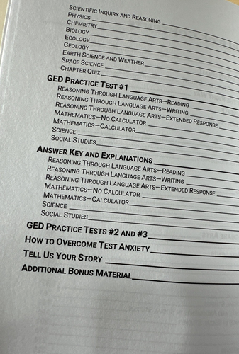 GED Study Guide Prep Book Secrets 2023-2024 All Subjects 3 Full Practice Tests - Picture 11 of 11