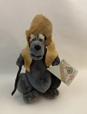 Methuselah The OVER THE HILL Bear Plush W/ Cane Glasses Shawl 10" W/Tag 1987