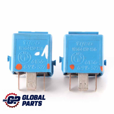 BMW E46 E60 E81 E87 E90 E91 F10 F20 F30 2x Relais Schließer Himmelblau 6915327