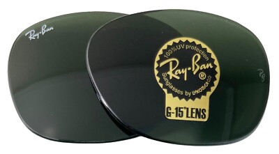 Ray Ban RB2132 New Wayfarer G15 Replacement Lenses Size 55 -18mm