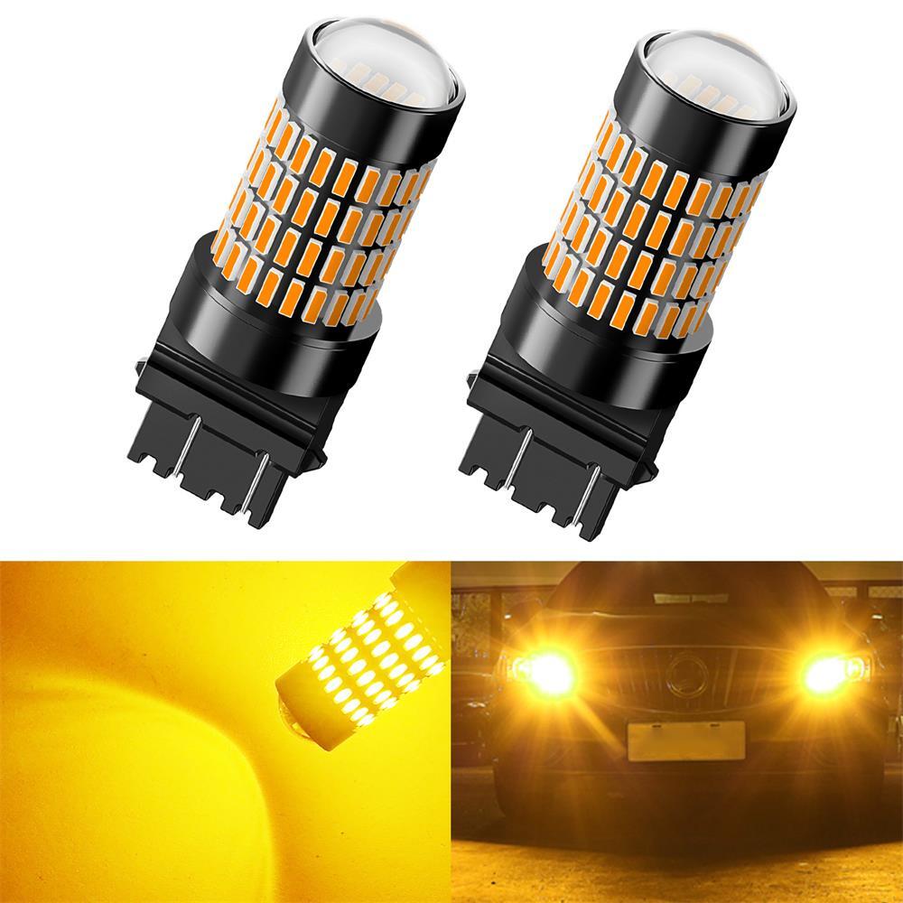 AUXITO LED Turn Signal Parking Light Bulb Super Bright Amber Lamp 3157 4057 4157