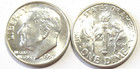 ✅ 1957-D Roosevelt Dime 90% Silver BU Uncirculated 10c US Coin — photo 7