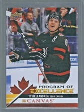 2020-21 Upper Deck Series 2 Program of Excellence C258 Ty Dellandrea Team Canada