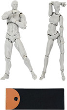 Posable Artist Mannequin Set for Drawing Modeling and Sketching Figures