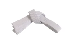 Gladiator by ProForce White Karate Double Wrap Belt Size #2